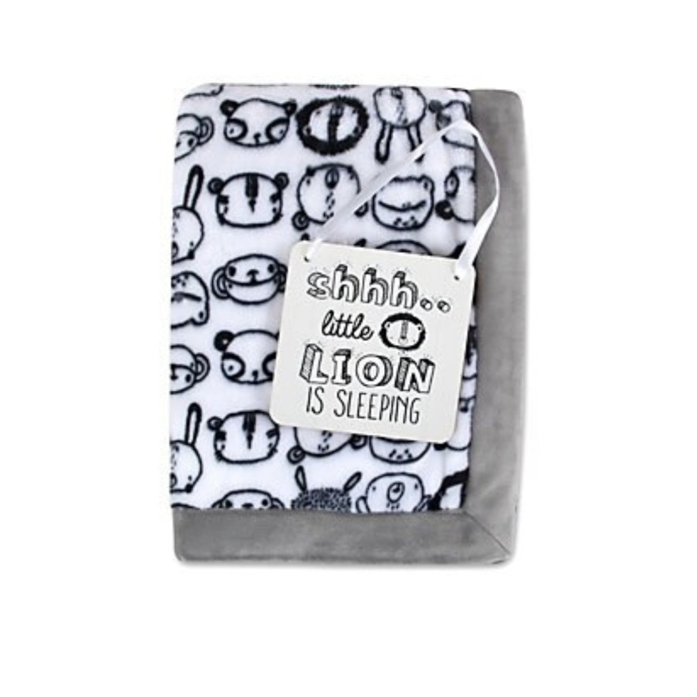 Baby blanket and plaque